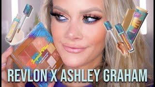 TESTED! REVLON X ASHLEY GRAHAM TROPICAL VIBES COLLECTION // TUTORIAL &amp; REVIEW