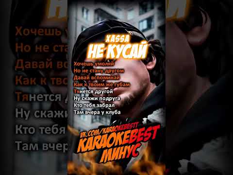 🎤Не кусай - Xassa (минус)