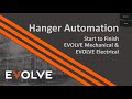 Hanger placement automation from start to finish