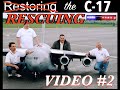 Rescuing the Giant C17  RC Jet -video 2