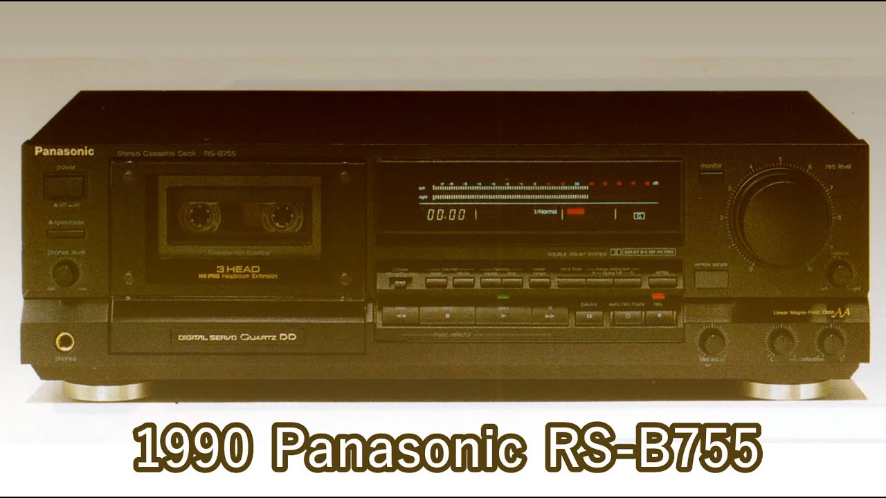1990 Panasonic RS-B755 - YouTube
