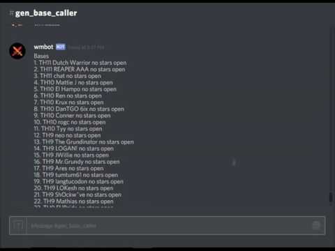 Good Discord Bots For Clash Of Clans