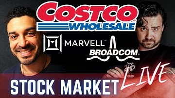 Live Stock Market Reaction: Costco Stock, Broadcom Stock, Marvell Stock