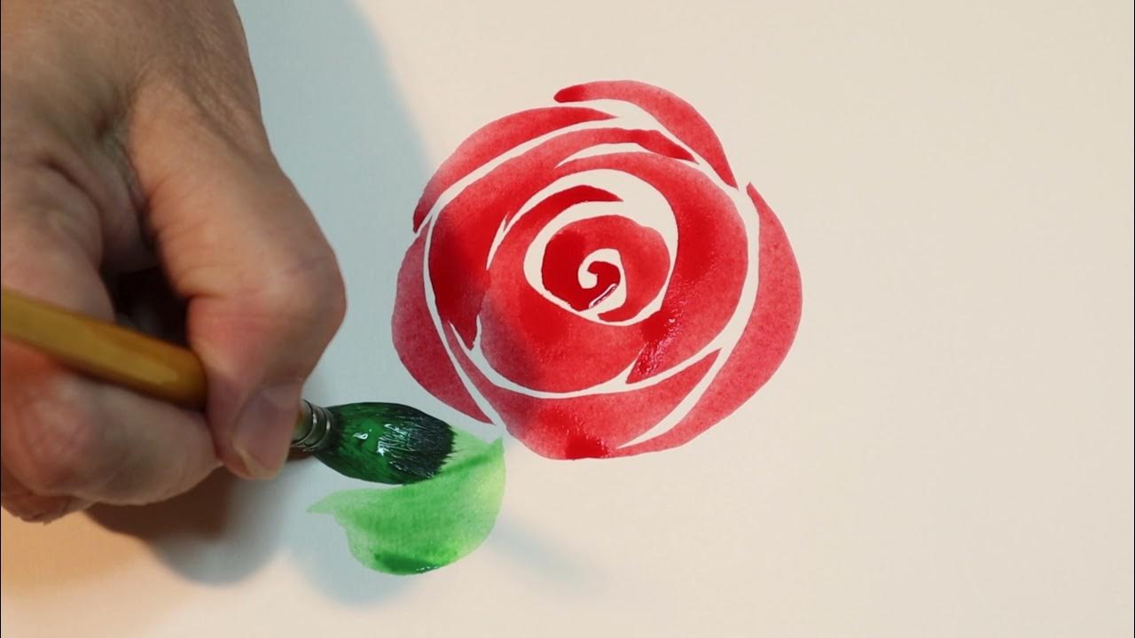 One stroke / decorative painting for beginners . Exercise part1 YouTube