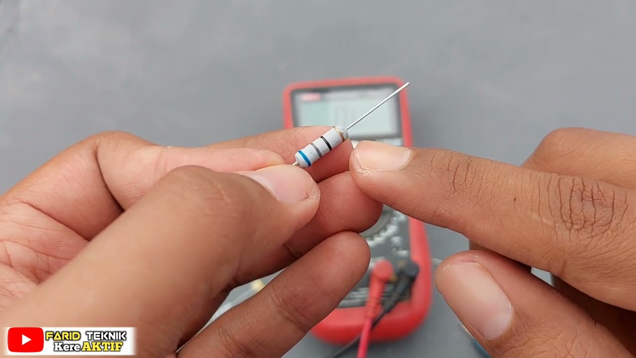 CARA MEMBACA NILAI RESISTOR DENGAN MULTIMETER DIGITAL