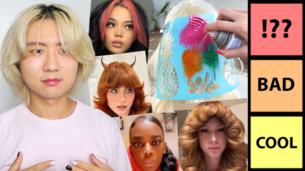 Roasting EVERY Trendy Tiktok Hairstyle - YouTube