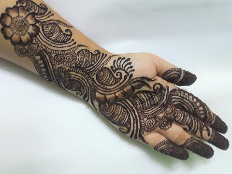 Stylish and Beautiful Arabic Mehndi Design || Easy Mehndi Design for Front Hand 2019||