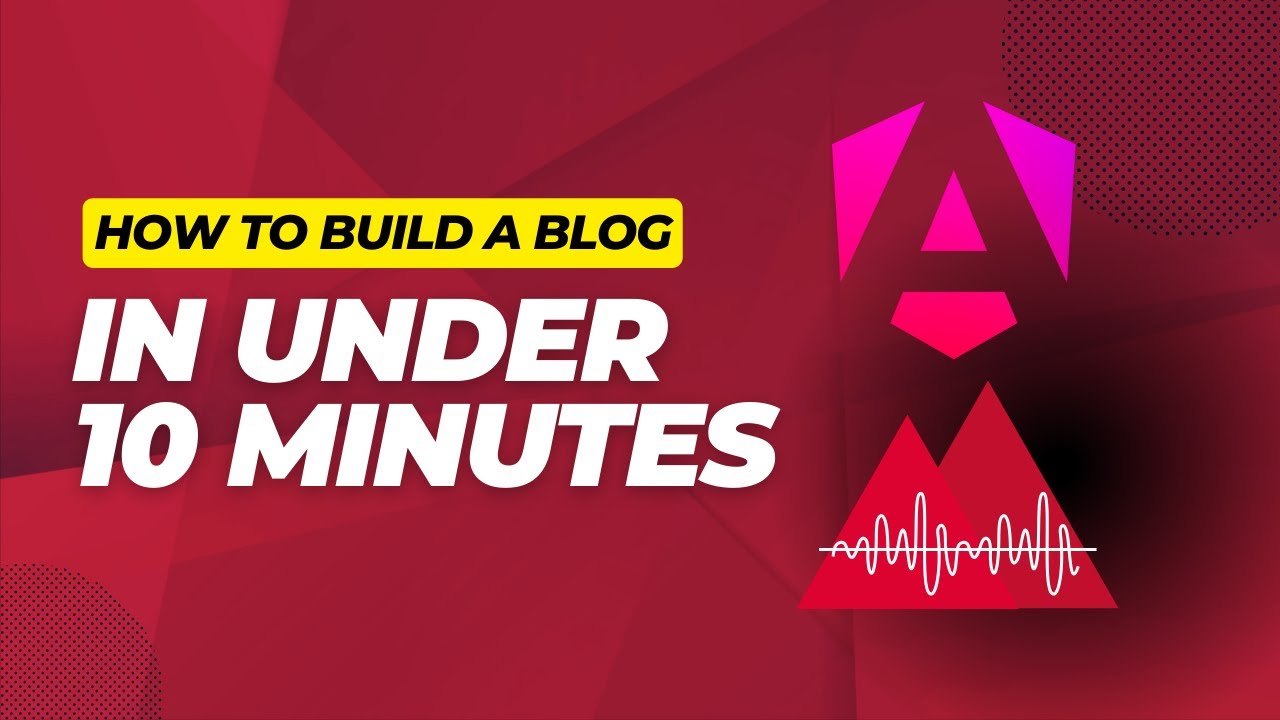 building a complete full-stack blog app with angular... How to Build a Blog with Analog and Angular in Under 10 Minutes - YouTube
