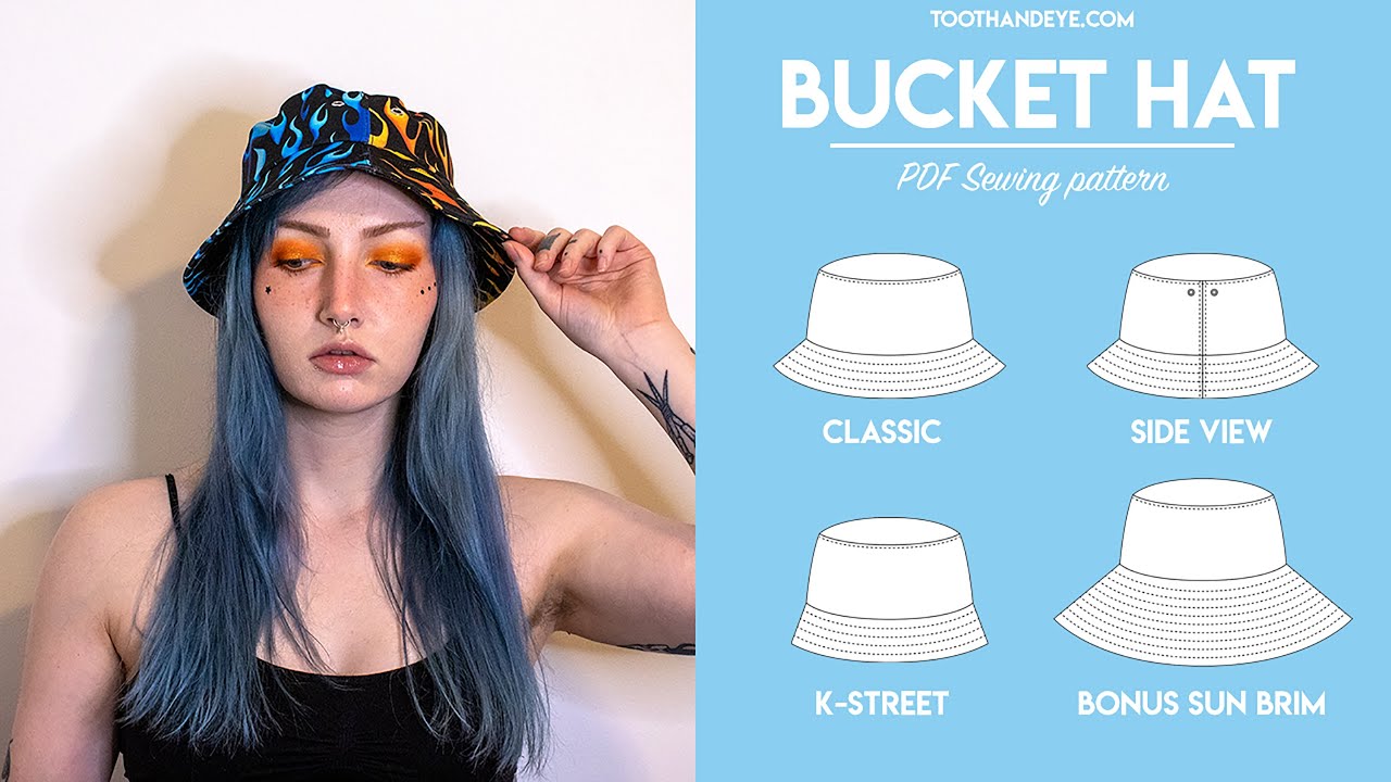 Printable Diy Bucket Hat Pattern