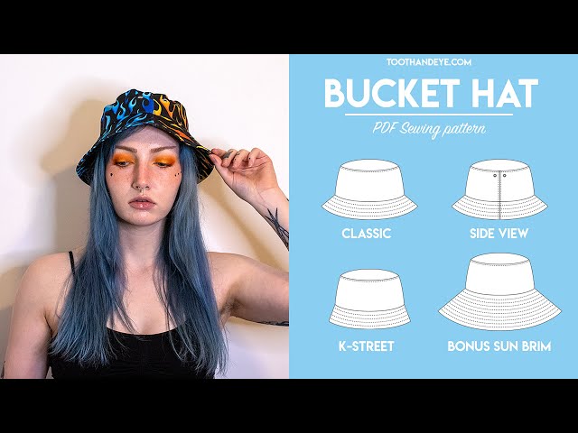 How to Make Bucket Hats with Downloadable Sewing Pattern