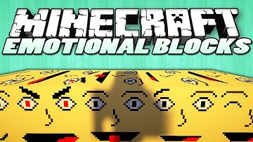Minecraft Mods | EMOTIONAL BLOCKS MOD (EVIL BLOCKS) | Mod Showcase