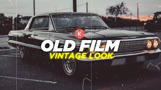 Old Film Vintage Look in Kinemaster | Tutorial | Dust and Scratches