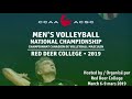 2019 CCAA Men's Volleyball Championship Highlights - Fanshawe vs. Red Deer