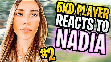 5 KD PLAYER REACTS TO NADIA #2 😱 CHEST AIMLOCK & VPN