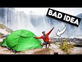 Camping under africas 2nd biggest waterfall