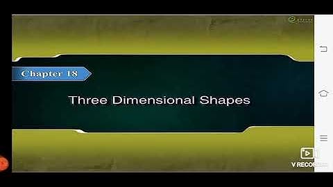 Class Vl-18. Three Dimensional Shapes(Cuboid,Cone,Triangular Prism).... part 01