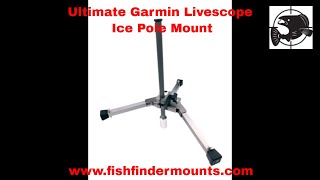 The Ultimate Garmin Livescope Ice Pole Mount (And Livesight) 