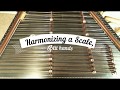 Harmonizing g scale with split hands on the hammered dulcimer