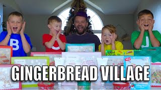 We Built an Entire Gingerbread VILLAGE - Drawing with Dad