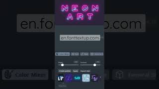 Text effect generator 3d and neon font style maker