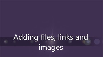 Accreditation Programme - Adding files links and images