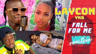 Laycon - Fall for Me feat. YKB (Official Video) REACTION