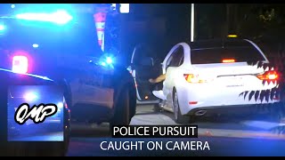 Stringers Live 🔴 Police Pursuit Caught on Camera - @QmpNews