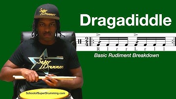 BASIC FOR DRUMMERS | Dragadiddle Rudiment Breakdown