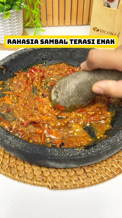 Resep sambal terasi enak