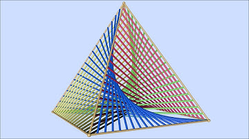 Square Pyramid 1 Curve Stitching