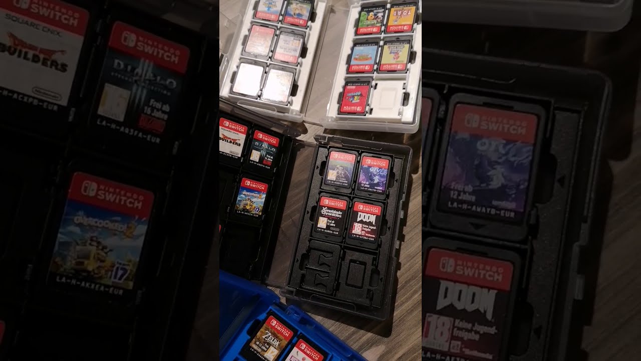 I need to sort my Nintendo Switch Game Collection ...would you like to watch? 