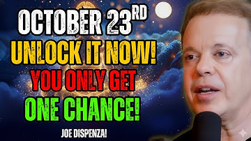 23 OKTOBER || Als je dit hebt gevonden, heb je zojuist het kwantumwachtwoord gekregen || JOE DISP...