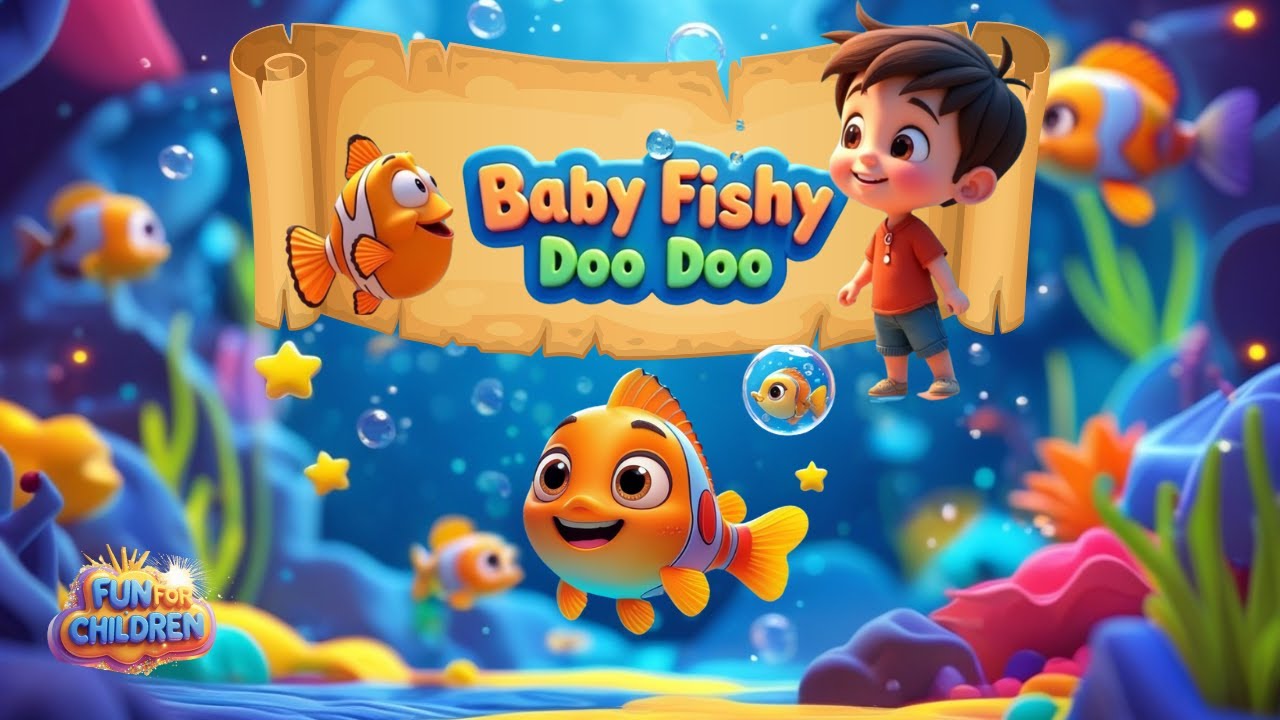 Baby Fishy Doo Doo Song | Cute Underwater Family Song for Kids ...