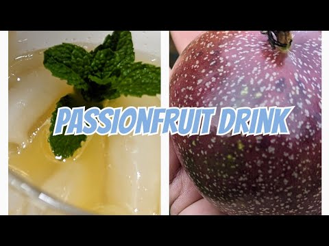 Best passionfruit drink recipe