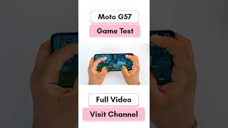 Moto G57 power game test | bgmi test | pubg test | cod test