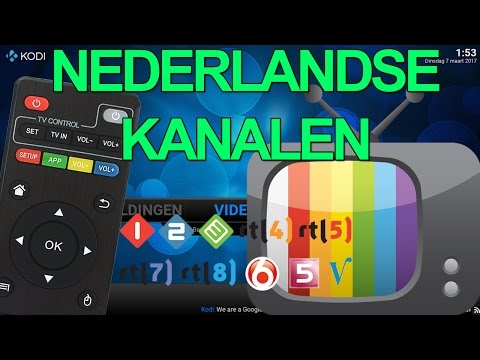 KODI - Gratis Nederlandse tv kijken!!!