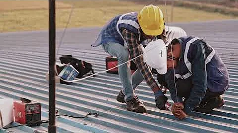 ES Smart Lightning Protection System Installation at Mahindra Logistics Warehouse
