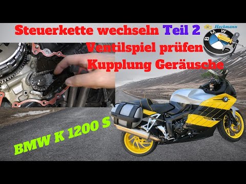 BMW K1200s Steuerkette wechseln/Ventilspiel prüfen/Kupplung Geräusche. Teil 2 Tutorial