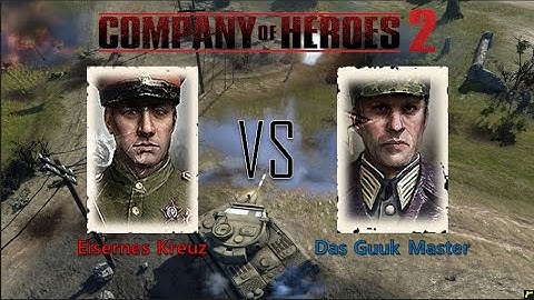 [COH2]SU(Guard Rifle Combined Arms Tactics) vs WM(Osttruppen Doctrine) 2020 09 01