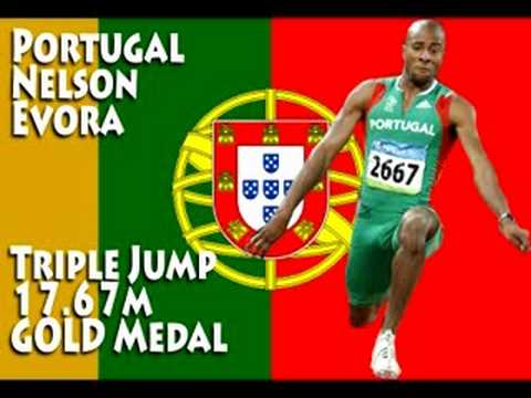 Nelson Evora Triple Jump 17 67m Portugal Gold Youtube