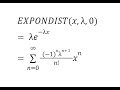 FACTORIAL EXPONDIST Taylor Maclaurin SERIESSUM LOGEST EXPONENTIAL REGRESSION Google Sheets or Excel