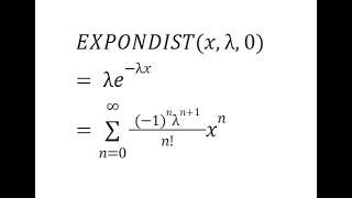 FACTORIAL EXPONDIST Taylor Maclaurin SERIESSUM LOGEST EXPONENTIAL REGRESSION Google Sheets or Excel