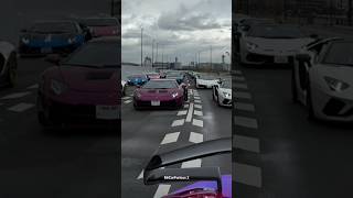 When Your Convoy Takes Over The Road #lamborghinimiami #lamborghinifans #lamborghinilifestyle