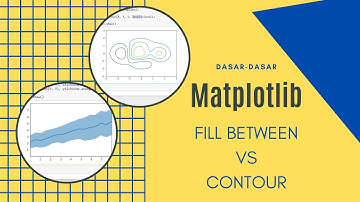 CONTOUR || FILL BETWEN PHYTON || MATPLOTLIB