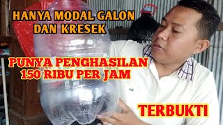 Hanya Modal Galon dan Kresek Hitam Kita Bisa Mempunyai Penghasilan 150 Per Jam...Kok Bisa 😯