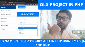 How to Create Dynamic Tree category in php Using Mysql and Ajax| OLX Project