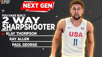 BEST 2 WAY SHARPSHOOTER BUILD ON NBA 2K21!