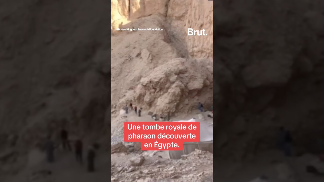 Une tombe royale de pharaon découverte en Égypte.
