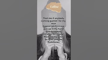 Lisa:- Lalisa Rap Part🔥 #shorts #edit #fyp #kpop #lyrics #lalisa