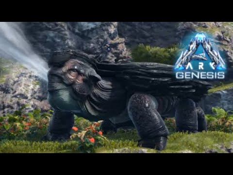 5 Ark Gen ジェネシス新生物 超巨大亀メガケロンが意外なテイム方法すぎた Pc版公式pve Ark Survival Evolved Youtube